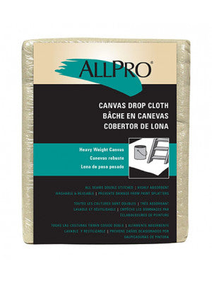 Canvas Drop Cloth 4' x 12
